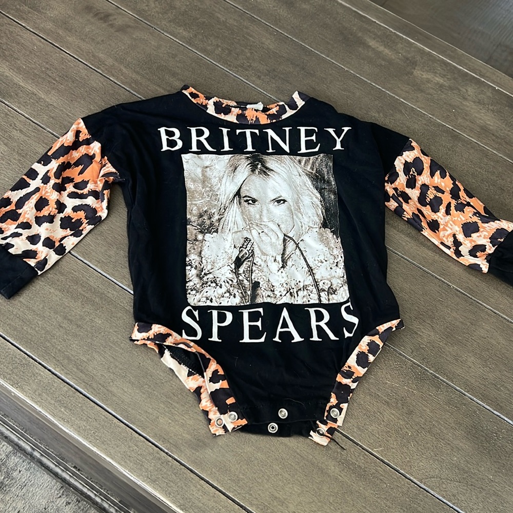2T Britney Spears long sleeve one piece